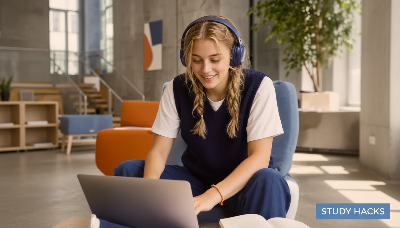 Study Skills System: Focus, Recall, Spaced Review, Exams